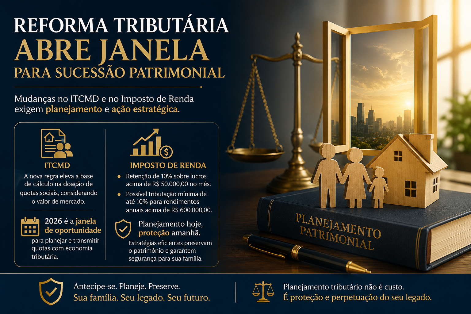 Planejamento sucessório entra no radar dos empresários após mudanças no ITCMD e no Imposto de Renda