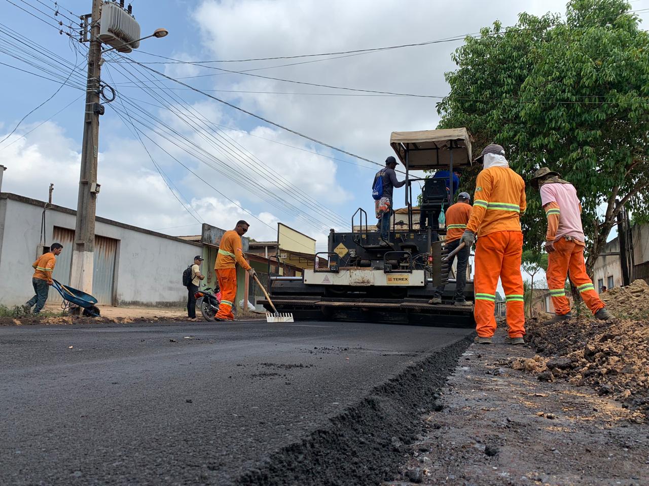 Recapeamento no Bairro Eldorado avança em Primavera do Leste