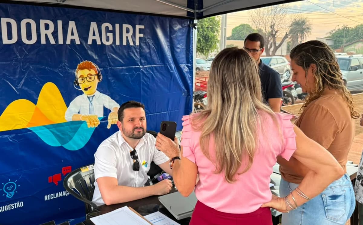 Ação itinerante em Barra do Garças ouve queixas sobre saneamento
