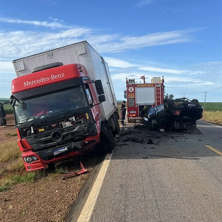 Acidente fatal na BR-070 entre Primavera e Barra do Garças