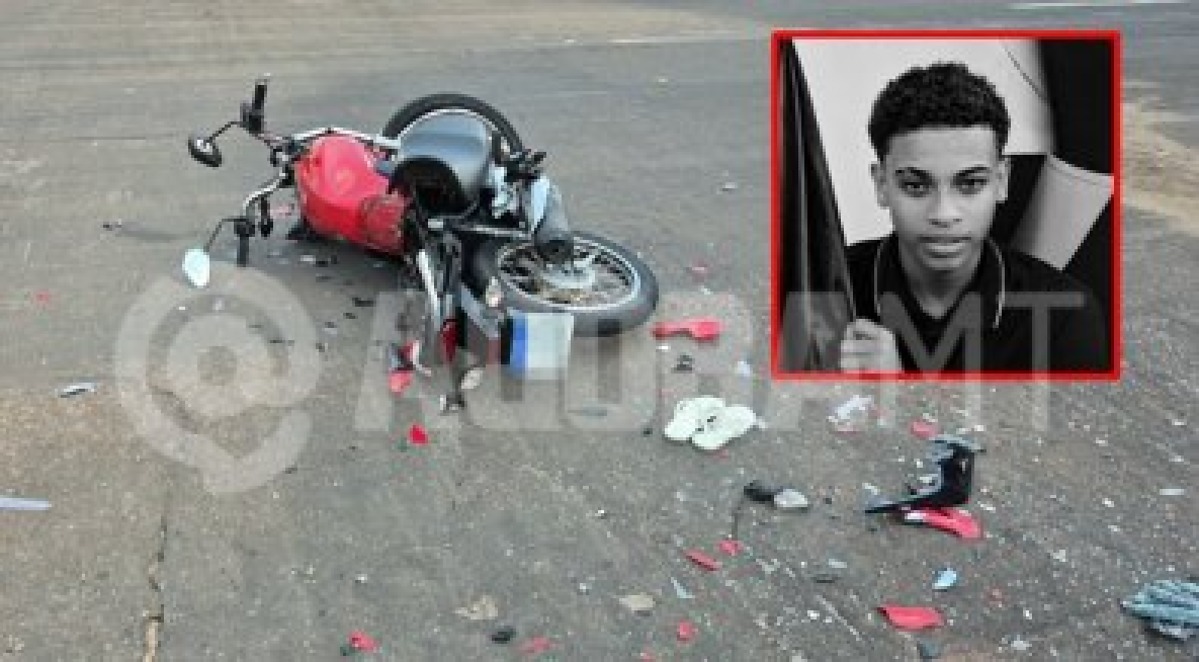 Adolescente morre em acidente de moto em Rondonópolis, MT