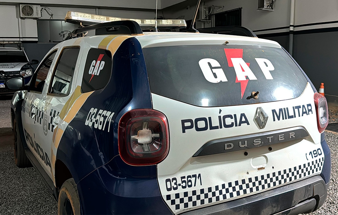 Adolescentes fogem sem pagar combustível e batem em viatura em Sinop