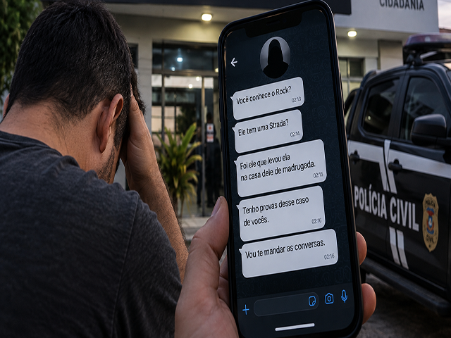Ameaçado por ex-marido após mensagens, morador busca a polícia em Sorriso