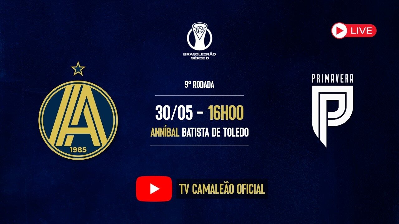 Aparecidense x Primavera-MT - Brasileirão Série D 2026 - AO VIVO