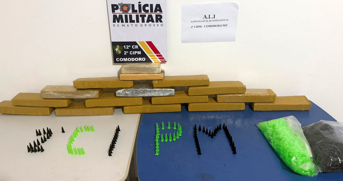 Apreensão de 16 quilos de drogas em residência de Mato Grosso