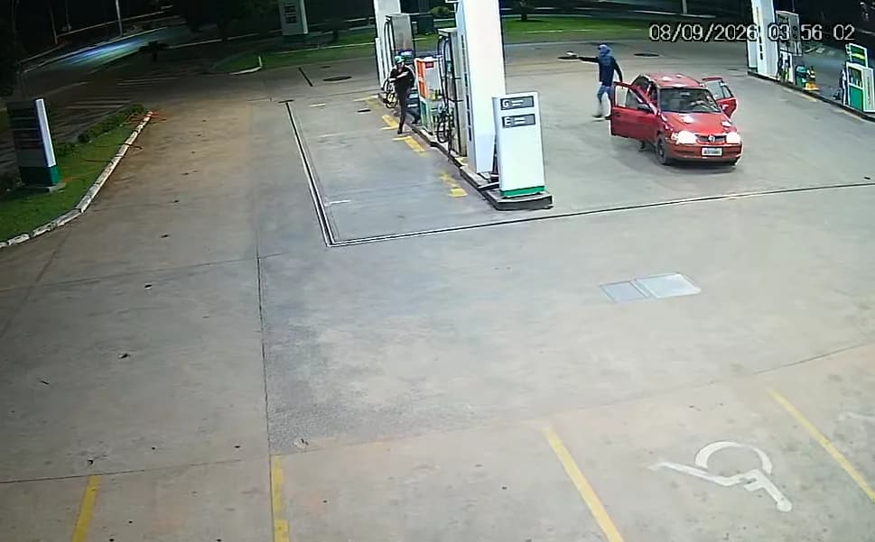 Assalto a posto de combustível mobiliza polícia em Cuiabá