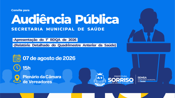 Audiência pública revela balanço da saúde em Sorriso