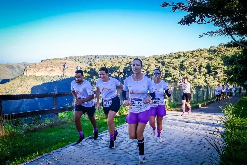 Chapada 21K reúne 1.300 atletas e altera trânsito neste domingo