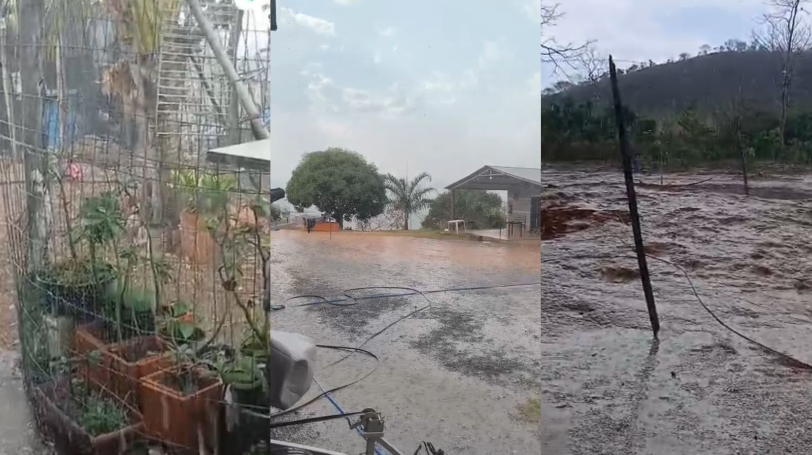 Chuva rápida refresca Chapada dos Guimarães no MT