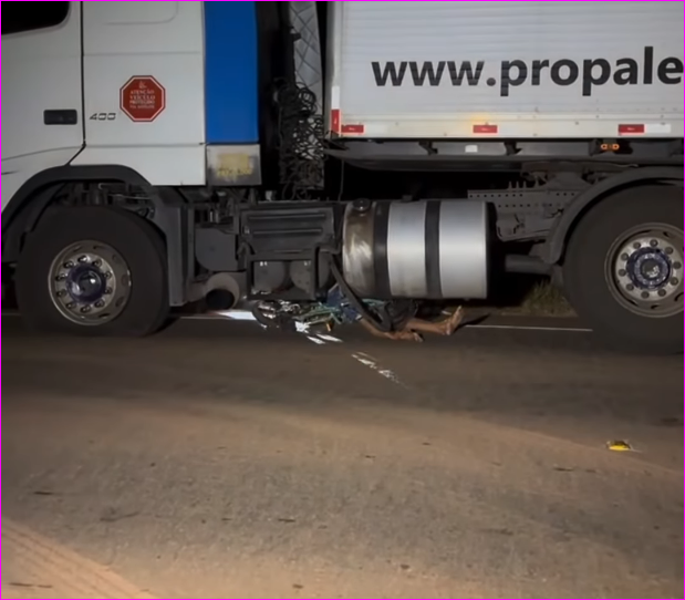 Ciclista morre após ser atropelado por caminhão na BR-174 em MT