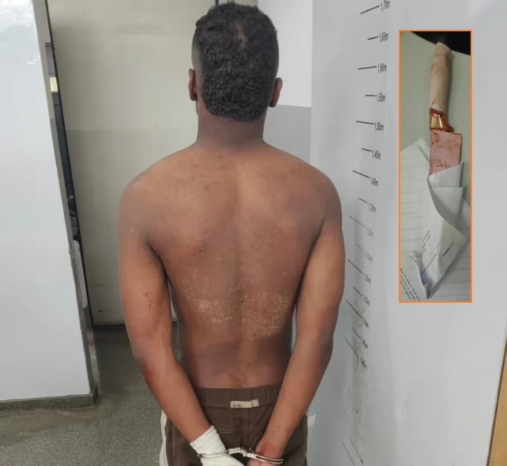Colombiano é preso após esfaquear cliente em Cuiabá