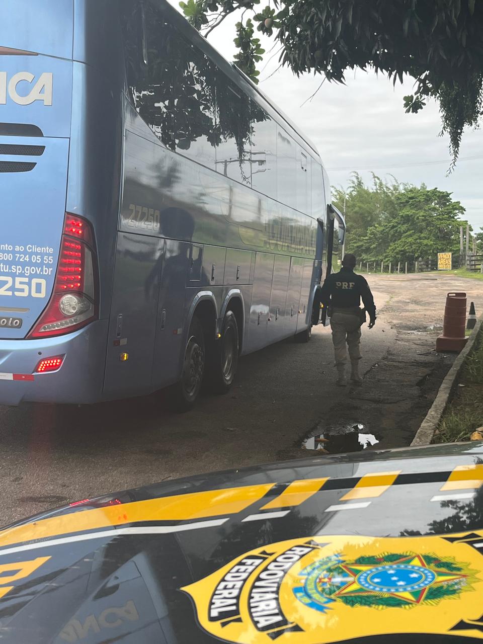 Condenado por roubo é preso em ônibus de Mato Grosso