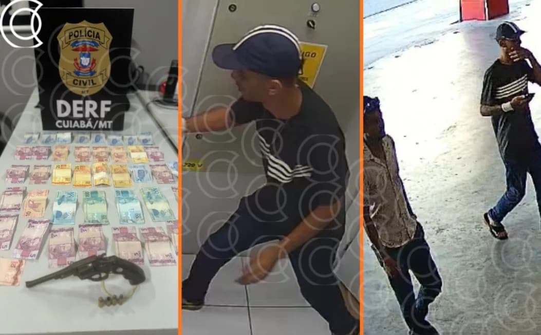 Criança é baleada em farmácia de Cuiabá e dois suspeitos presos