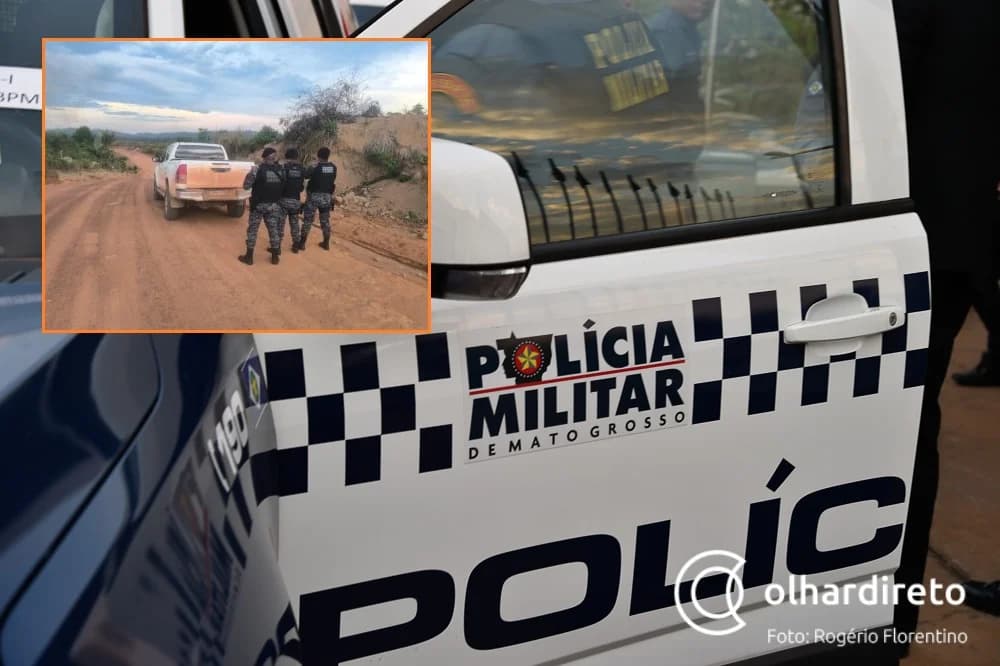 Criminosos armados roubam ouro e Hilux em Paranaíta