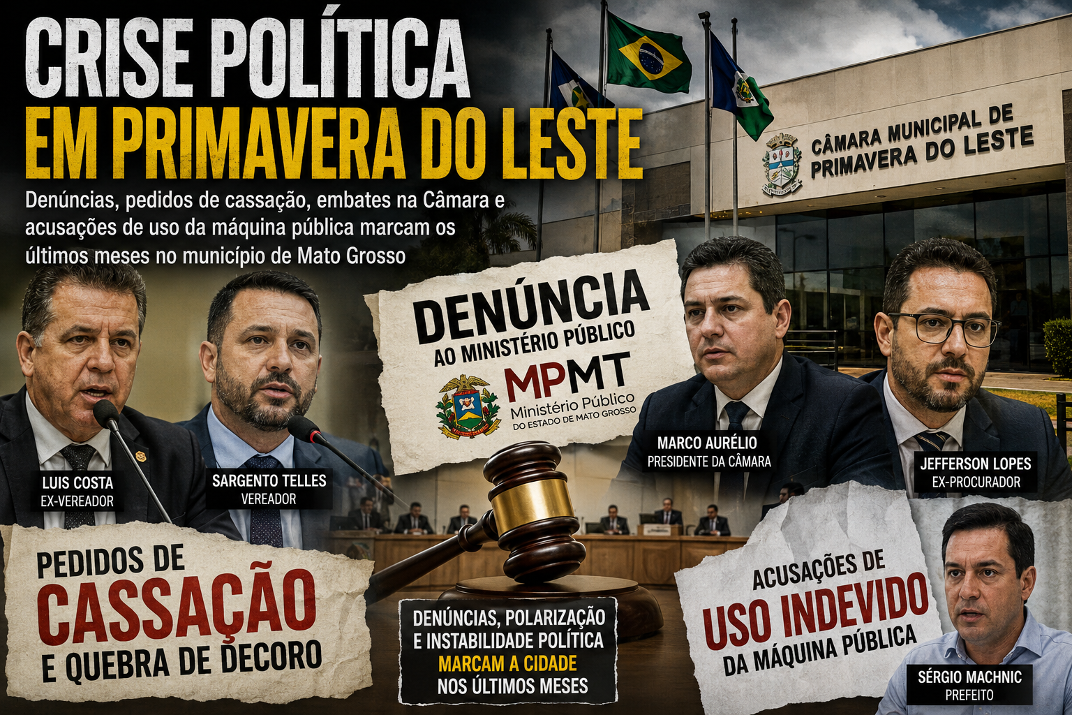 Crise política em Primavera do Leste expõe disputas