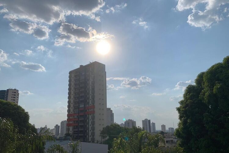 Cuiabá tem previsão de chuva e calor de até 41ºC no fim de semana em MT