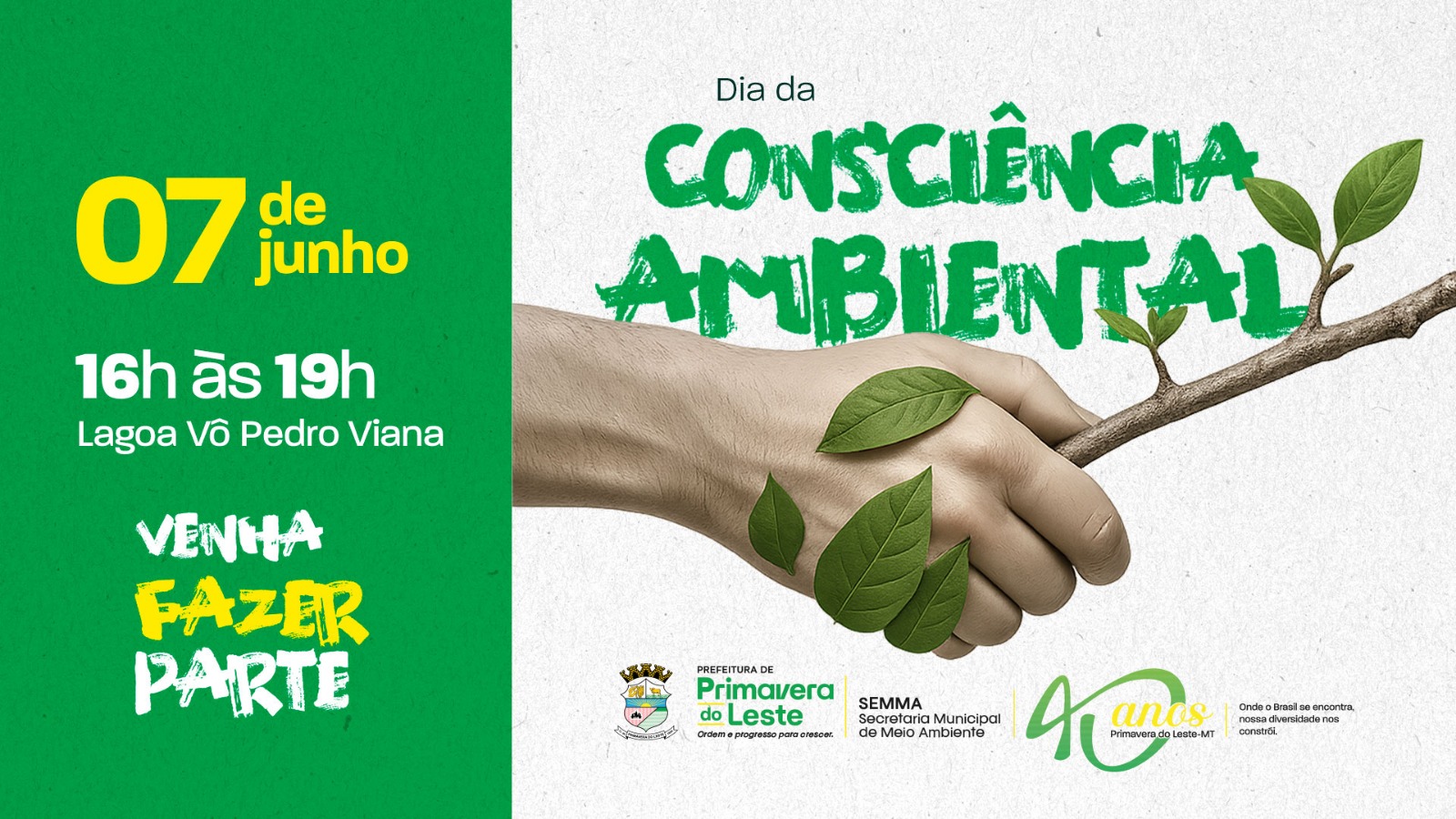 Dia de Consciência Ambiental movimenta Primavera do Leste