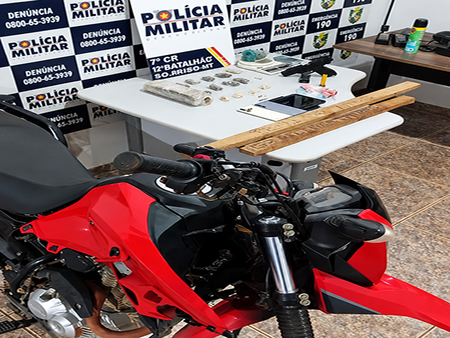 Dupla é detida por roubo, drogas e armas em Nova Ubiratã