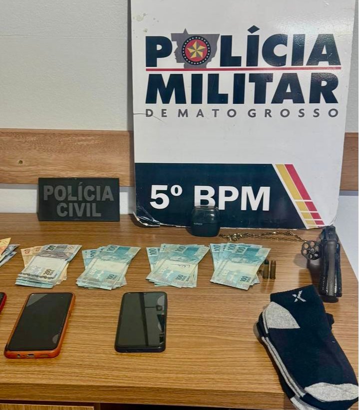 Dupla é presa após sequestro e roubo em MT