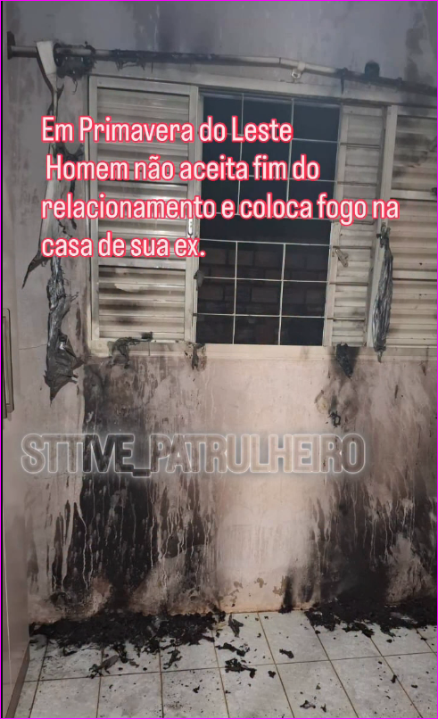 Ex-convivente é preso após incêndio em casa em Primavera