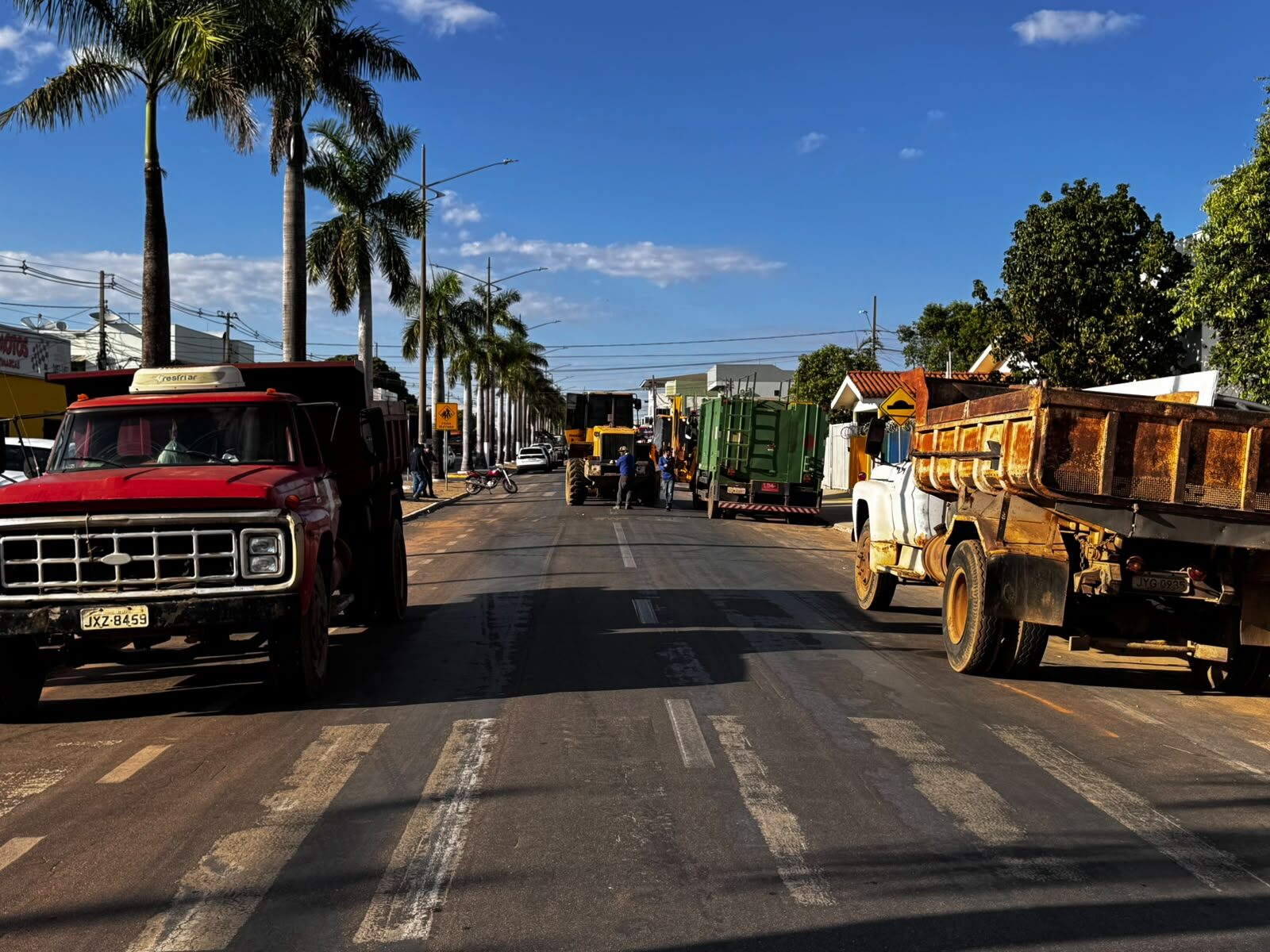 Faixas elevadas reforçam segurança escolar em Primavera do Leste