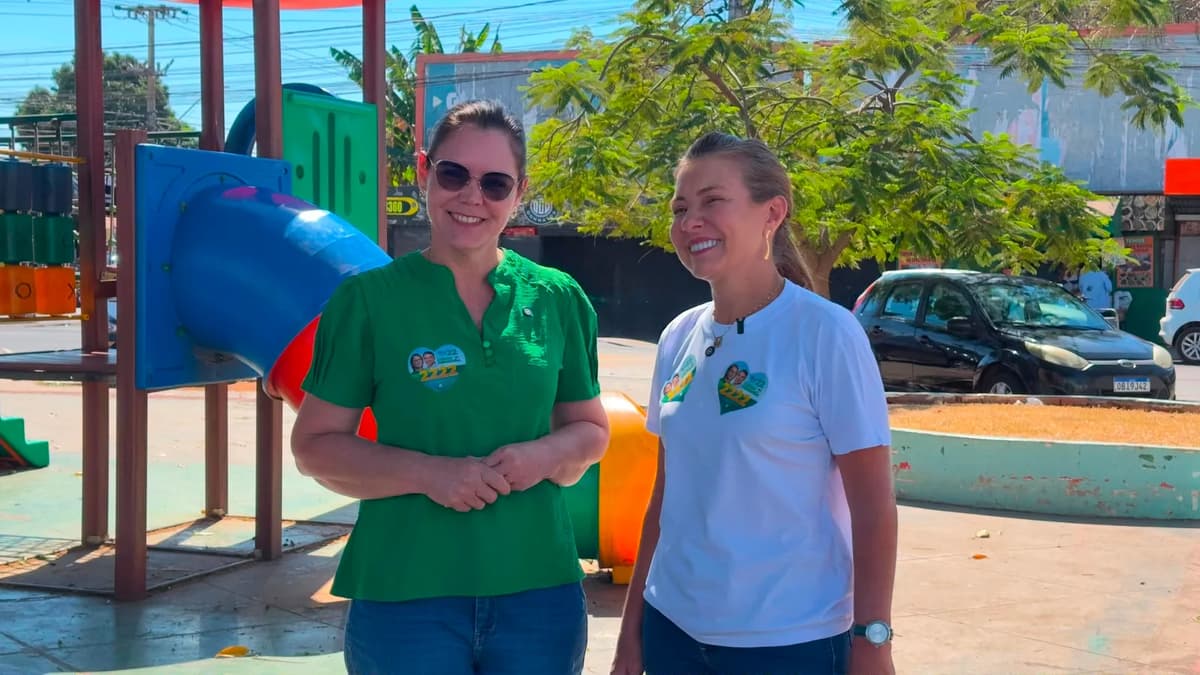 Flávia Moretti apoia Coronel Fernanda em Várzea Grande MT
