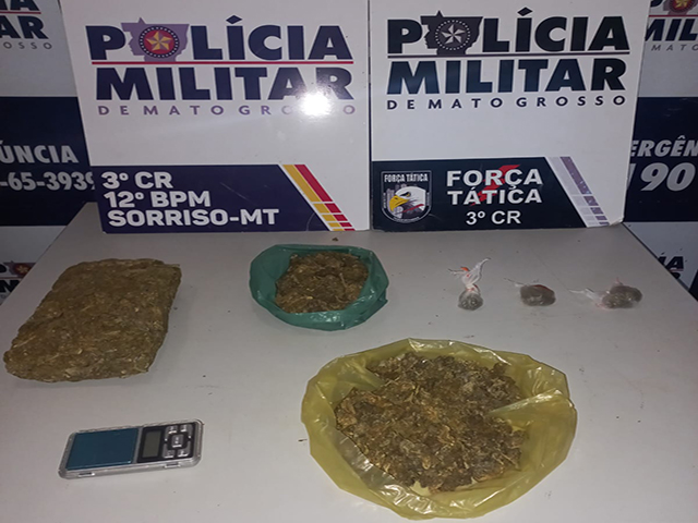 Força Tática apreende skank e prende suspeito em Sorriso