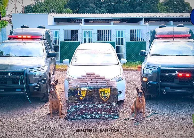 Gefron apreende 26 kg de cocaína em Cáceres