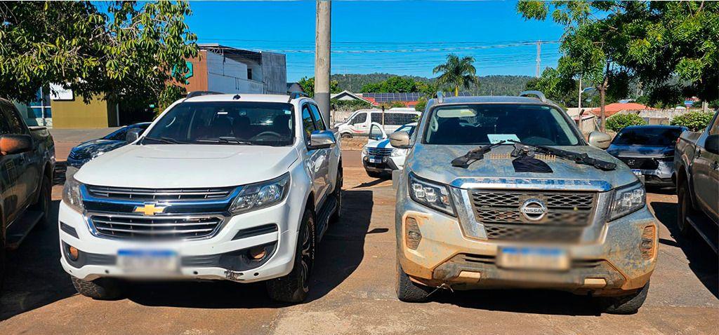 Gefron prende 6 e recupera veículos em cidades de MT