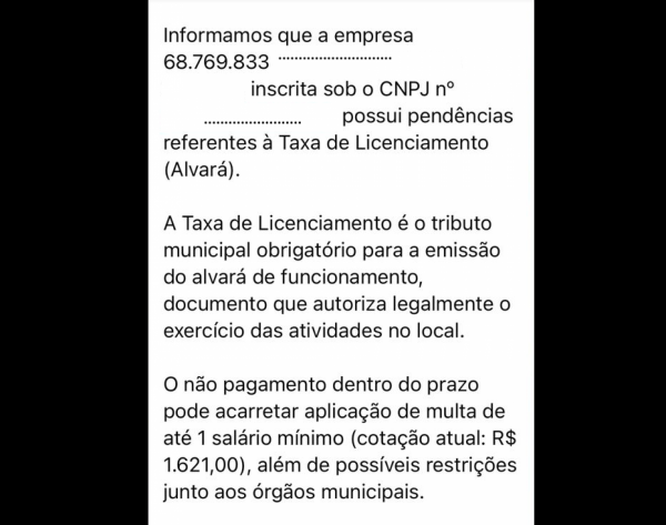 Golpistas aplicam golpe contra empresários via WhatsApp em Sorriso