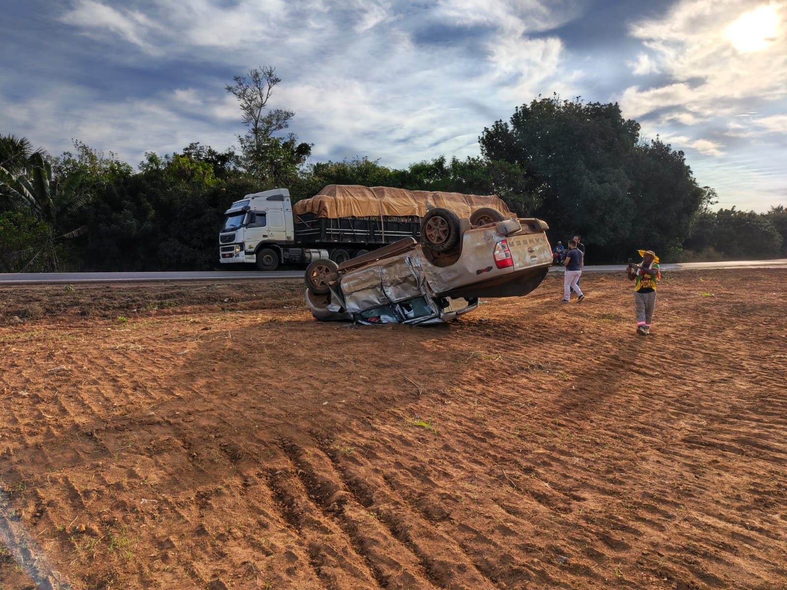 Grave acidente deixa idoso ferido em Primavera do Leste