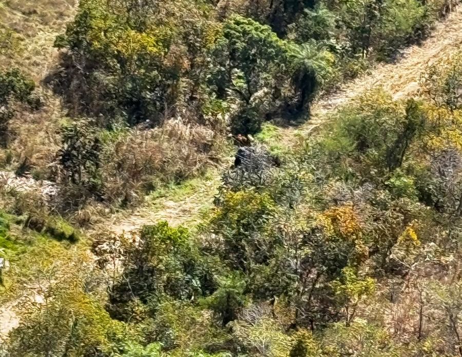 Helicóptero localiza picape roubada em Cuiabá, MT