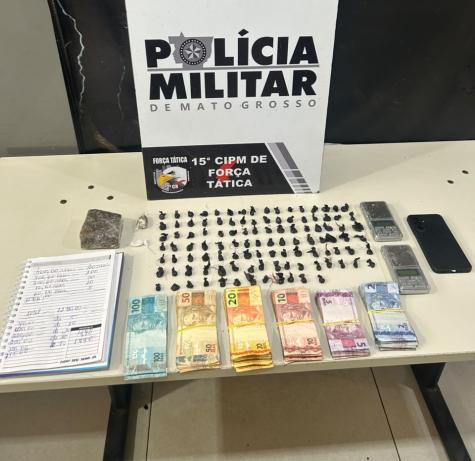 Homem de tornozeleira eletrônica é preso com drogas em Várzea Grande, MT