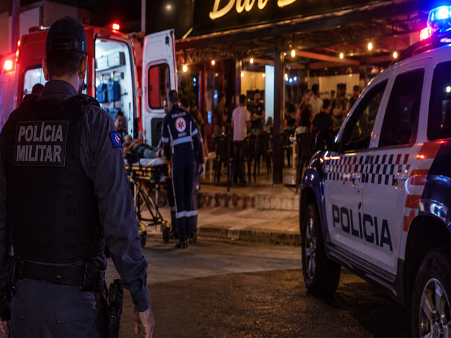 Homem é esfaqueado em bar e suspeito foge em Sorriso