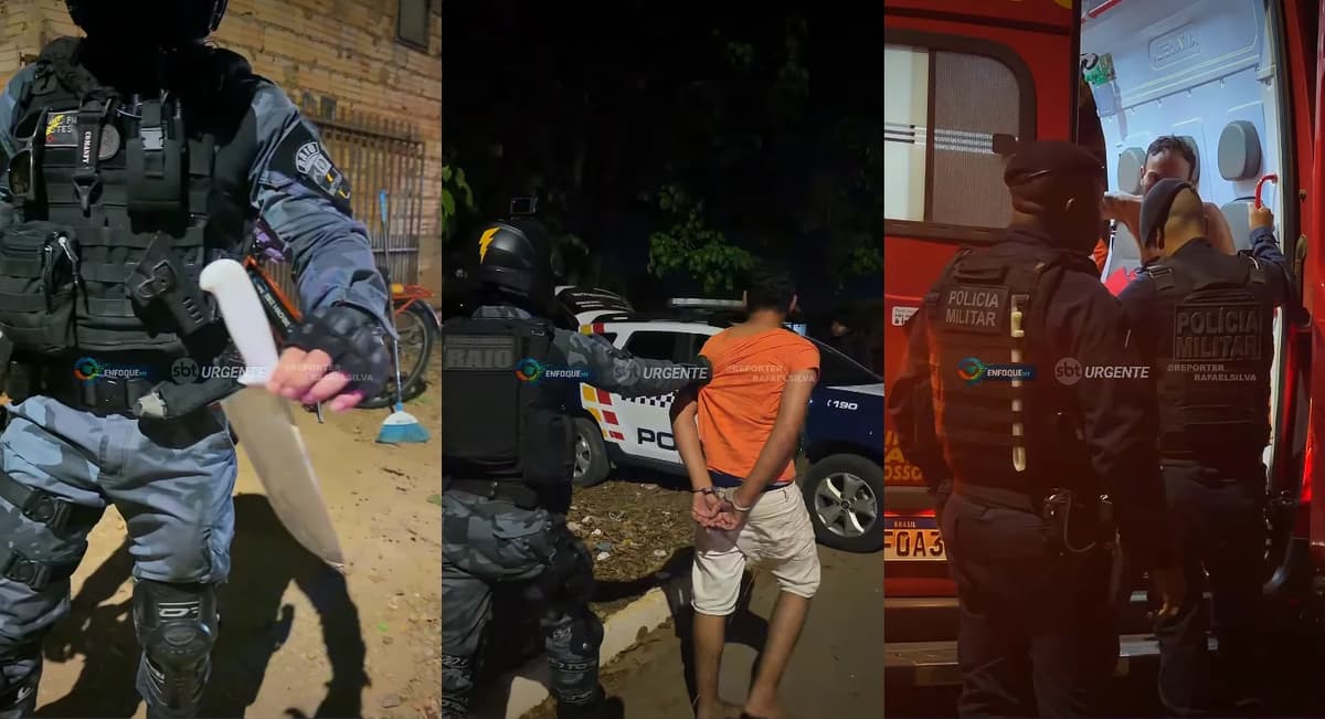 Homem é preso após esfaquear casal em Sorriso