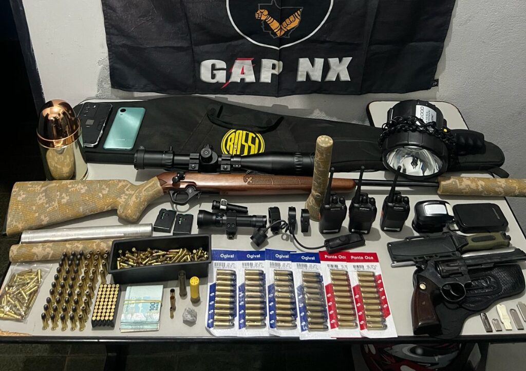 Homem é preso com arsenal e 485 munições em Nova Xavantina