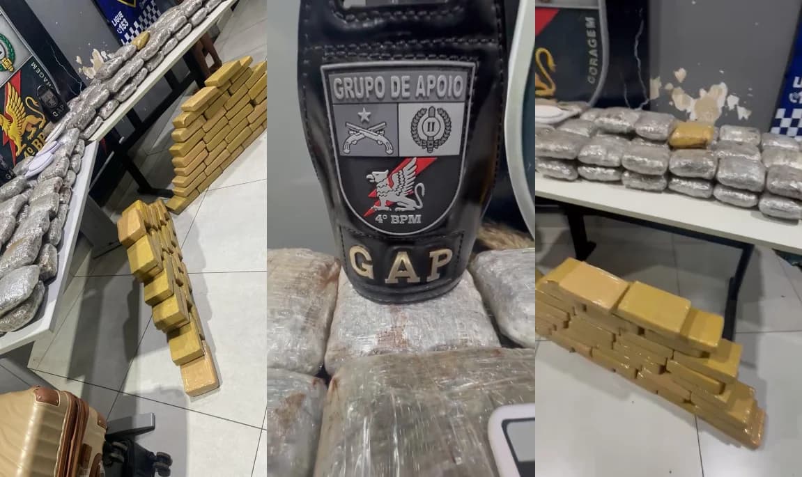 Homem é preso com mais de 170 tabletes de skunk em Várzea Grande