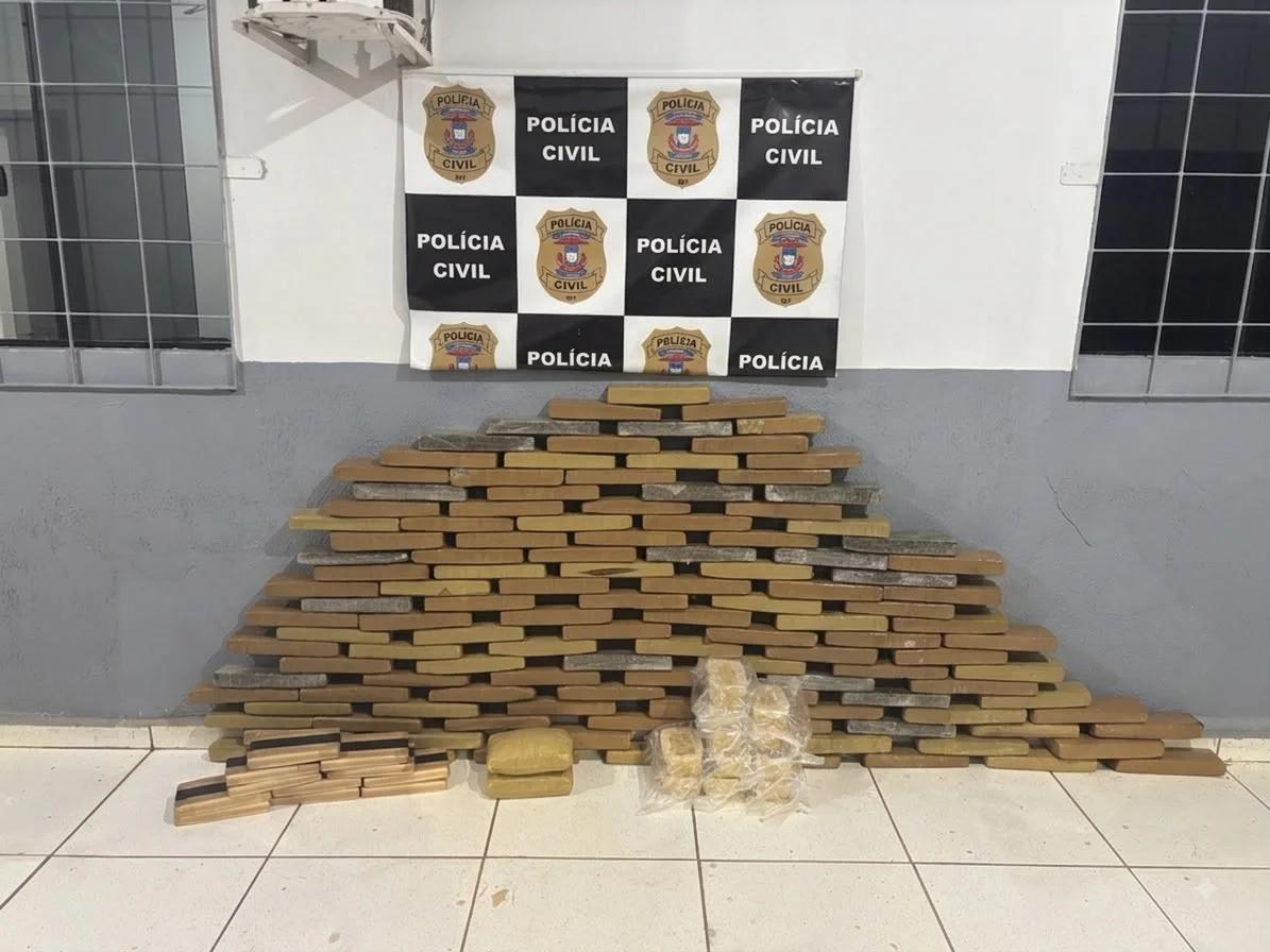 Homem é preso com quase 150 tabletes de drogas em Mato Grosso