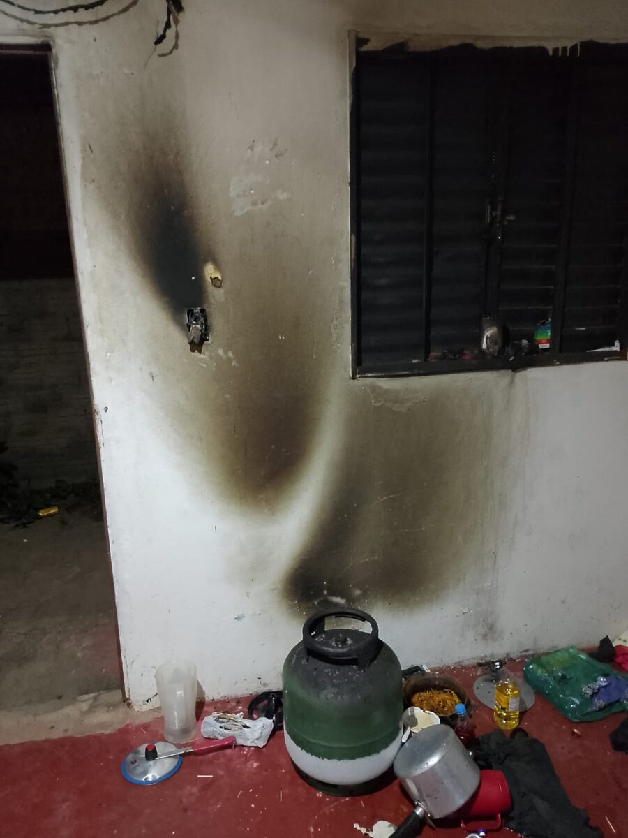Homem sofre queimaduras após explosão de botijão em Primavera do Leste