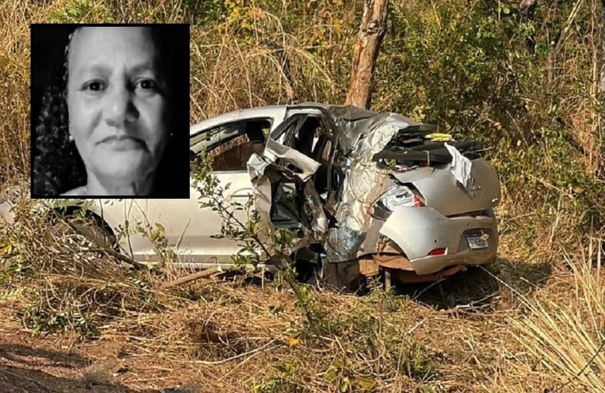 Idosa morre em capotamento na BR-158 no interior de MT