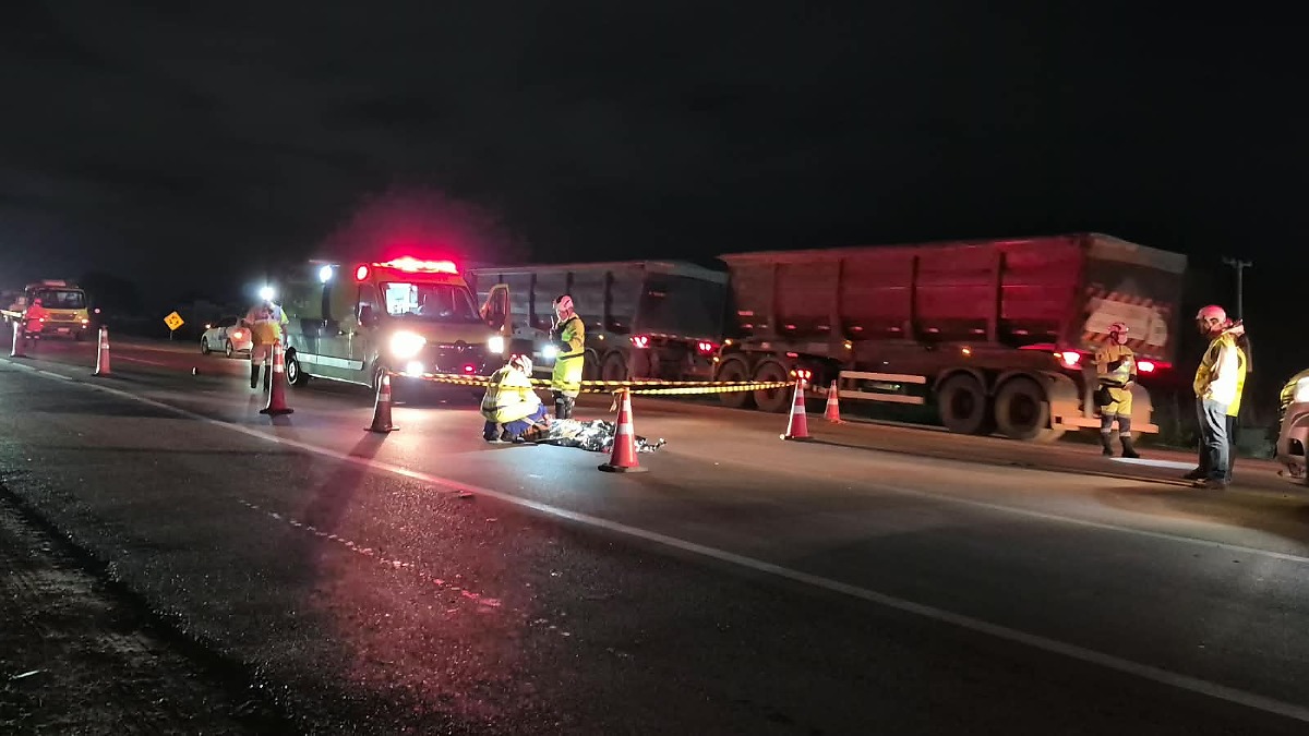 Idoso morre atropelado na BR-364 em Várzea Grande, MT
