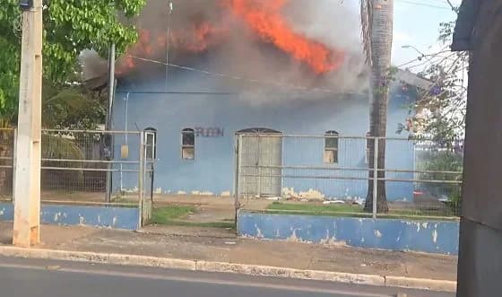 Incêndio destrói sede do Grucon em Cuiabá antes de aniversário