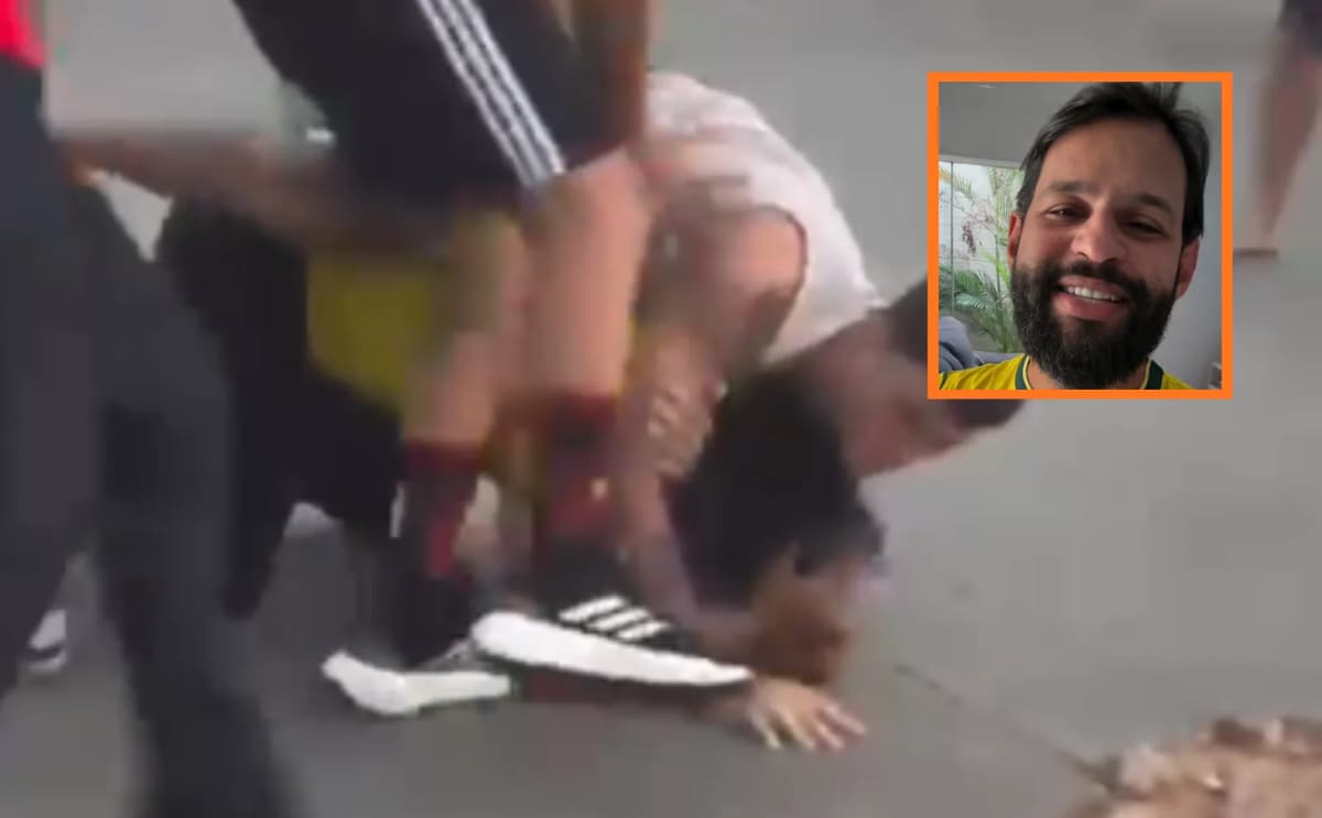 Influenciador é agredido com chute na cabeça em ato em Rondonópolis