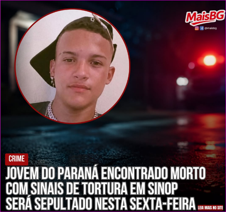 Jovem do Paraná é sepultado após crime brutal em Sinop