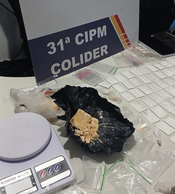 Jovem é preso em Colíder com mais de 100 porções de cocaína