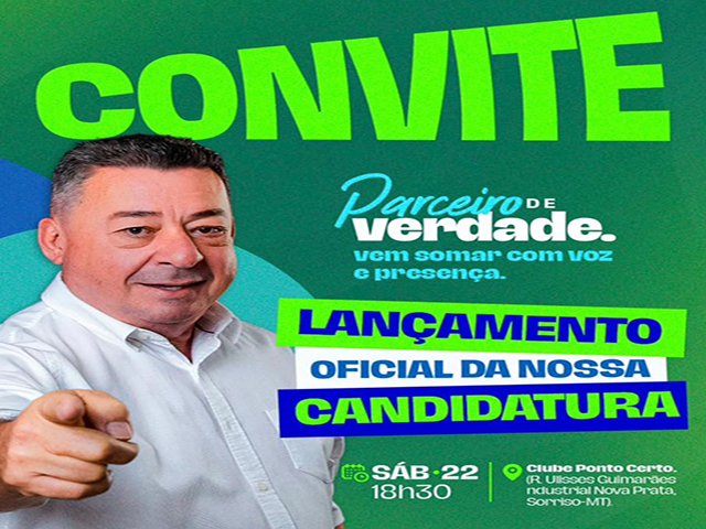 Mauro Savi inicia campanha para deputado estadual em Cuiabá