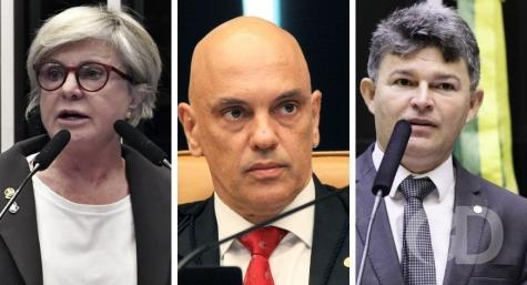 Medeiros pede prisão de Moraes e Buzetti cobra impeachment em MT
