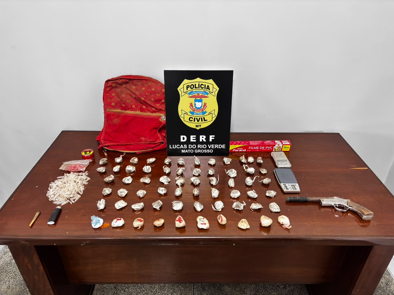 Monitorado por tornozeleira é preso com drogas em Lucas do Rio Verde