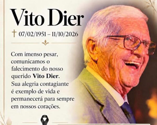 Morre Vito Dier, pioneiro de Sorriso, aos 75 anos em Cuiabá