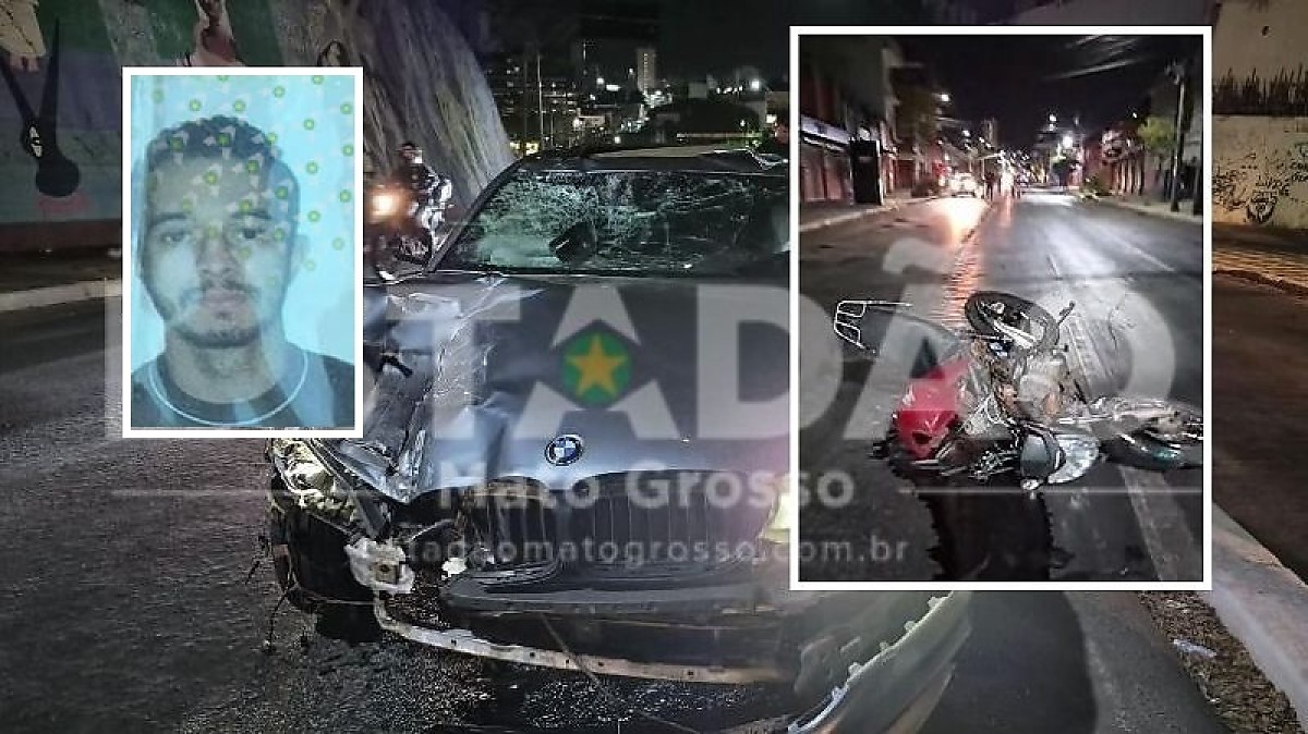 Motorista de BMW tentou ludibriar agentes em MT após atropelamento